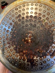 鍋底の油汚れ