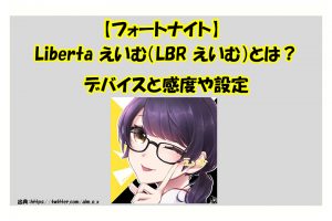 フォートナイトLiberta えいむ（LBR えいむ）とは？ デバイスと感度や設定